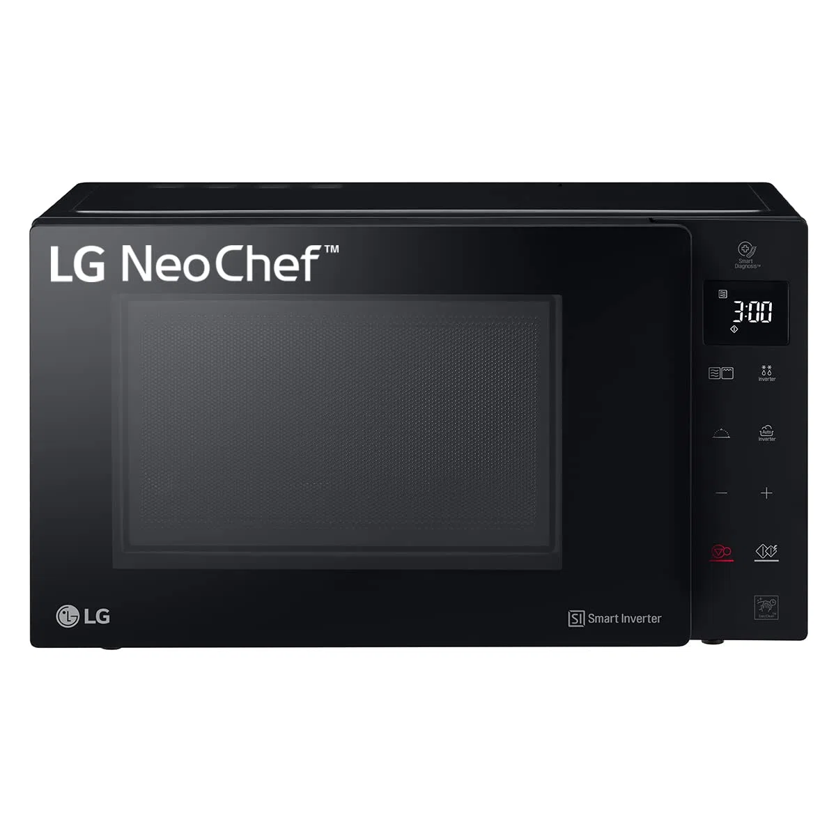 LG MH7235GPS Mikrowelle Smart Inverter mit Quarzgrill, 32 Liter, 1200 W, Automatikprogramme, 5 Leistungsstufen, inklusive Mikrowellenteller Crispy - Schwarz Rauch