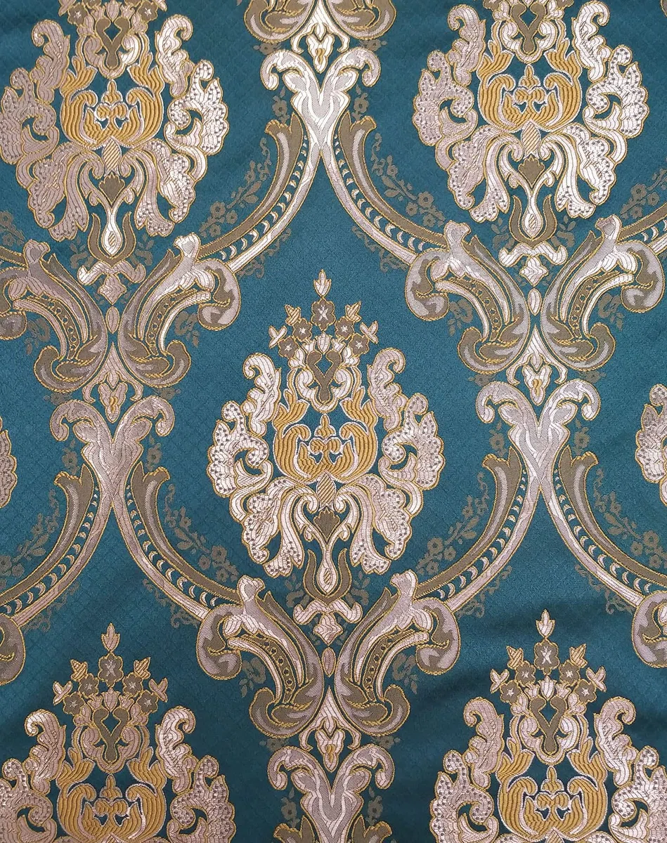 GOHD Luxe Love Jacquard-Fenstervorhang mit angenähtem ausgefallenem Volant, 2-teiliges Set (Huntergrün, 137,2 cm breit x 213,4 cm lang, mit 45,7 cm Volant, 2 Stück)