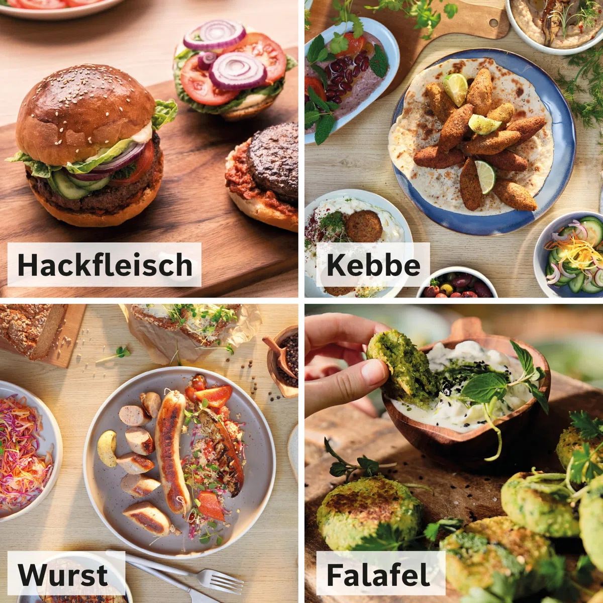 Bosch Zubehör-Set MUZS6HA, passend für Küchenmaschine Serie 6, Fleischwolf, Lochscheibe 8 mm, Lochscheibe 3 mm, Wurstfüller-Aufsatz, Kebbe-Aufsatz, Adapter