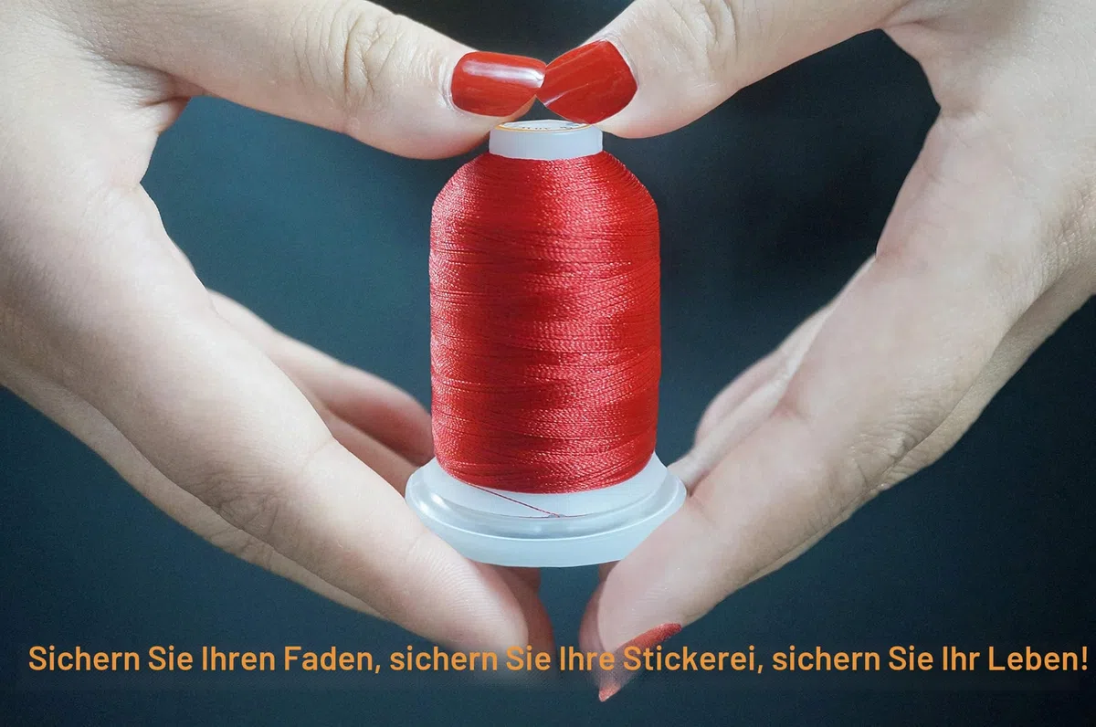 New brothread 64 Spulen 1000M (1100Y) Polyester Maschinen Stickgarn für professionelle Stickereien Enthusiasten und Anfänger