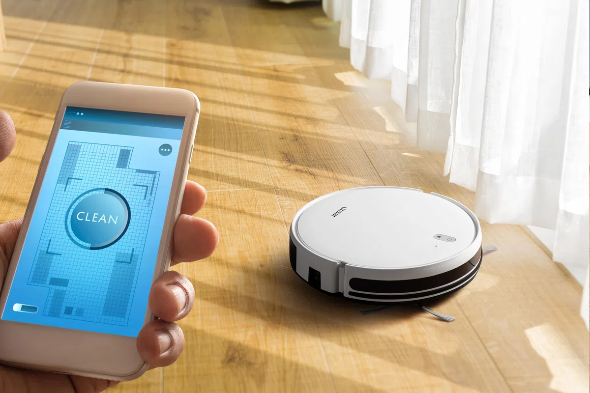 Linsar - Saugroboter mit Wischfunktion - Staubsauger Roboter - mit APP - 120 Min Akku - Saug und Wischroboter - für Teppich, Tierhaar & Hartböden - Roboterstaubsauger mit Ladestation & Fernbedienung