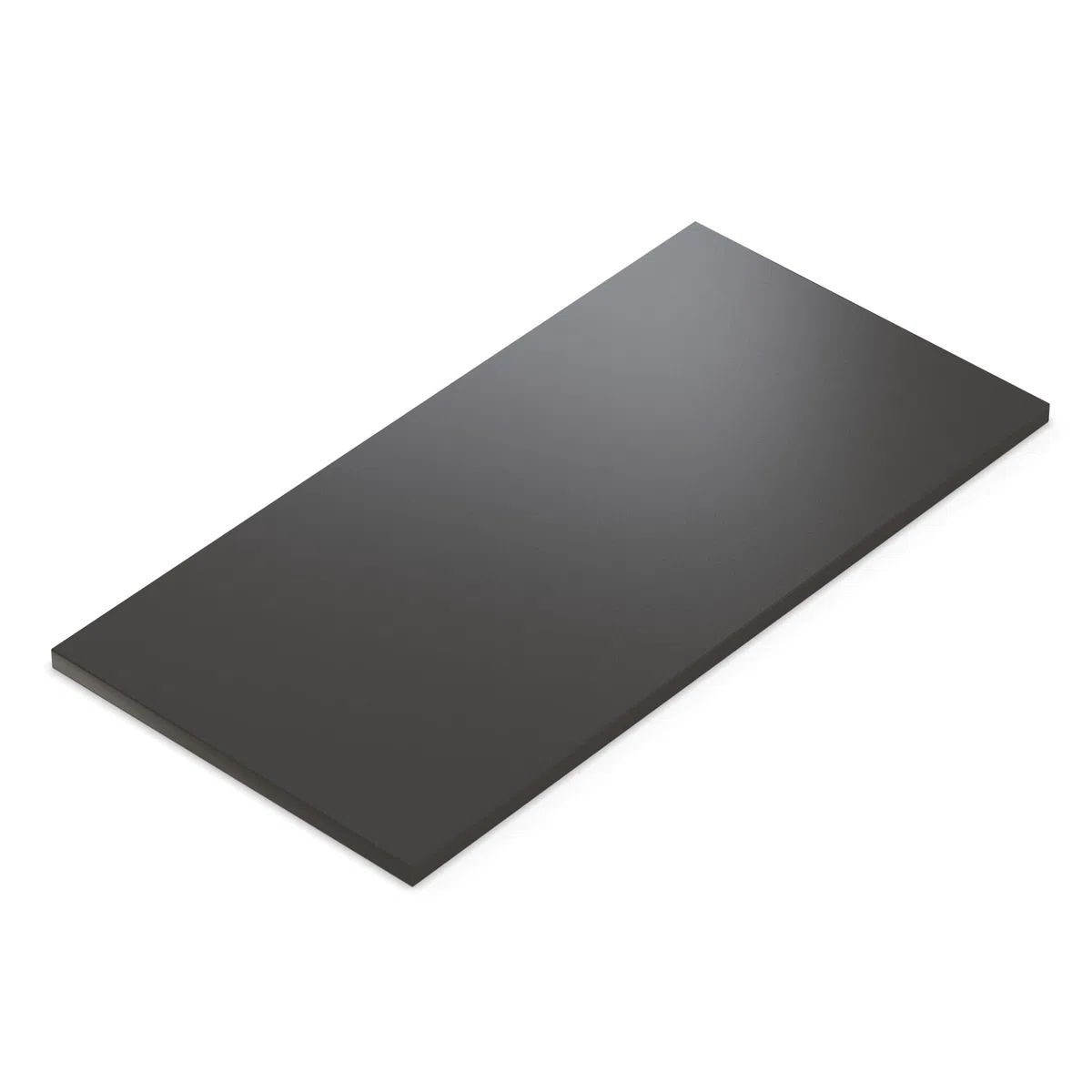 AUPROTEC Tischplatte 19mm Anthrazit 150x60 cm I Spanplatte mit 2mm ABS Kante & PU-Verleimung I melaminharzbeschichtet I robust & wasserabweisend