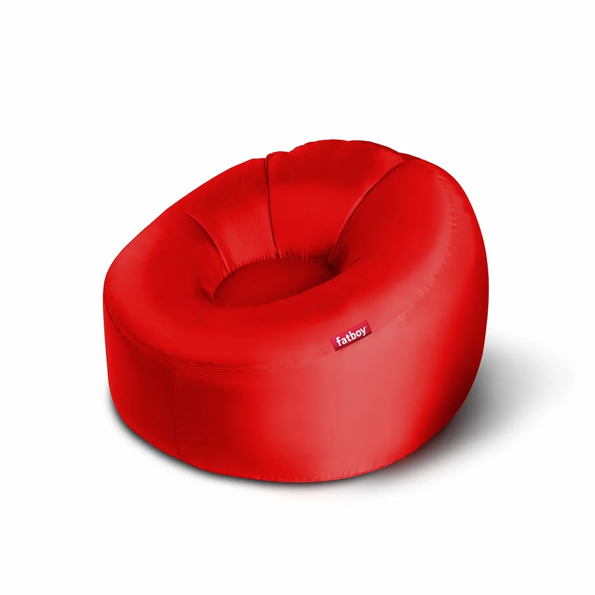 Fatboy® Blow Up Chair Lamzac O - Aufblasbares Sofa für Erwachsene & Kinder - Aufblasbares Sofa - Aufblasbarer Stuhl - 110 x 103 x 62 cm - Keine Pumpe erforderlich - Für drinnen und draußen, Rot