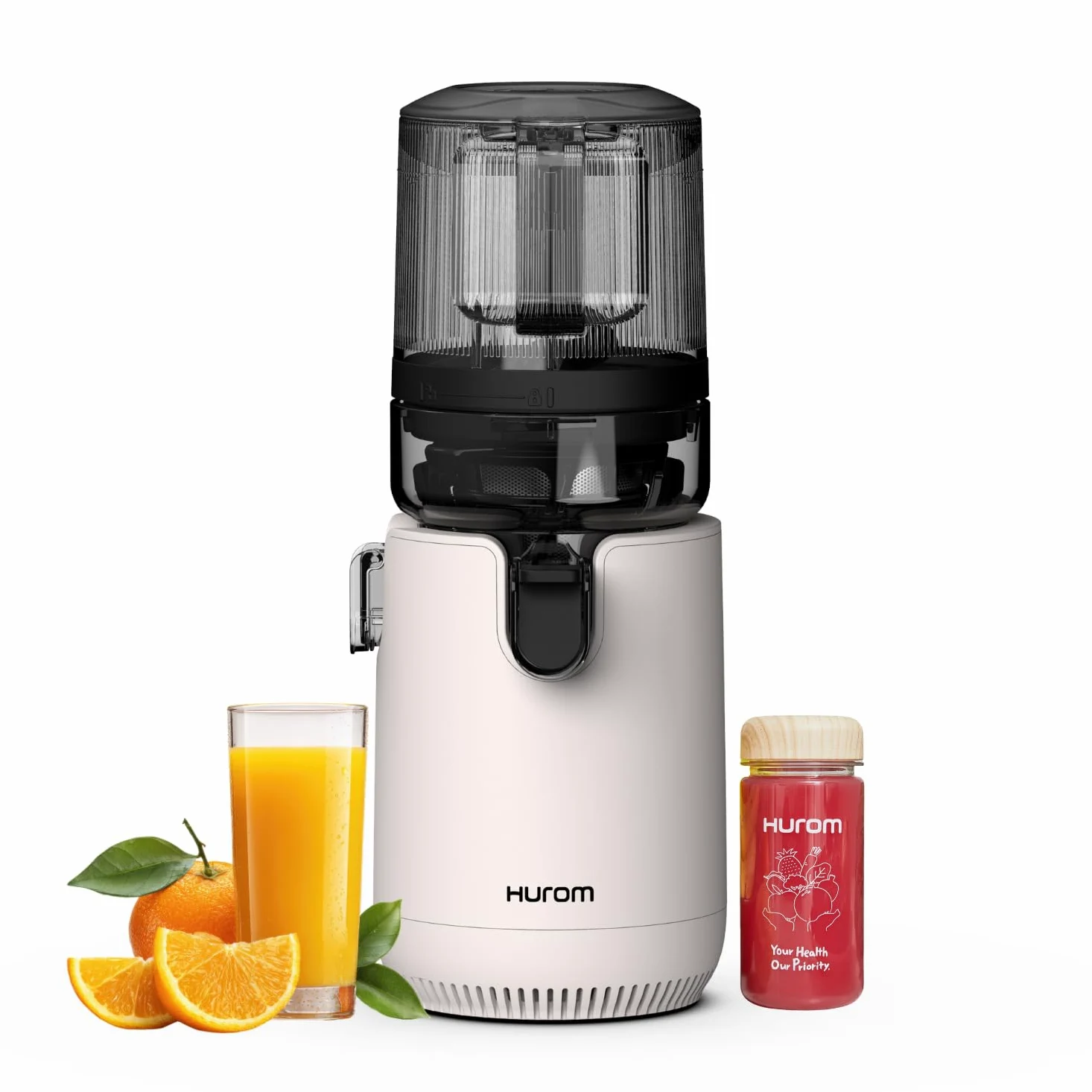 Hurom E50ST Neuer Slow Juicer | Elektrische Kaltpresse | Entsafter für Gemüse & Obst | 1.6L Kapazität | Automatische Entsaftungsfunktion | BPA-frei | 10 Jahre Garantie | 150W