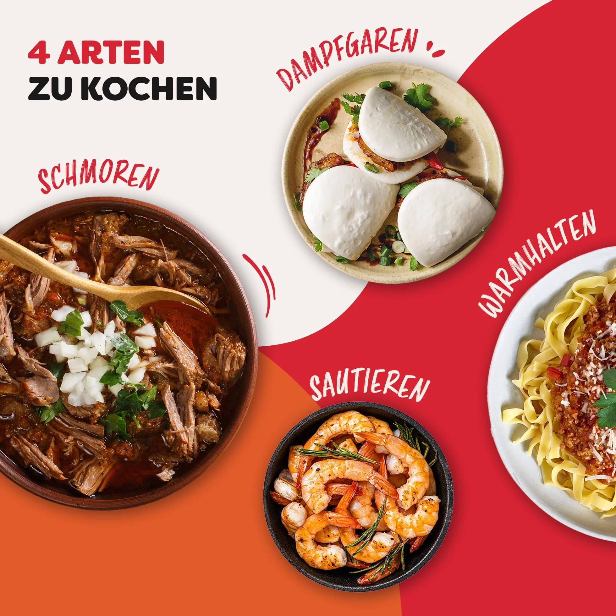 Instant Pot – Superior Schongarer – 7,1L Multikochsystem mit Einstellungen für Schongaren, Anbraten, Dämpfen und Warmhalten, antihaftbeschichteter Innentopf