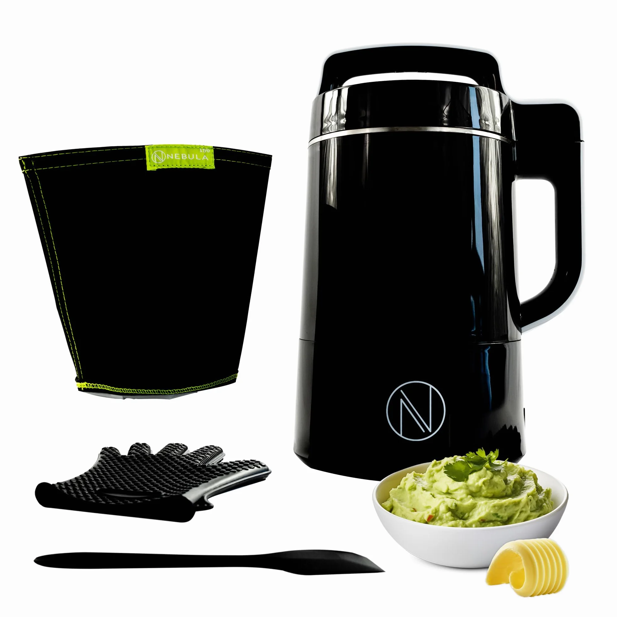 Nebula Infusion Chef | Tinkturen | Reinigungsmodus | Schwarz | 1200ml | Elektrisches Gerät Zur Herstellung Von Kräuterbutter, Öl Und Gummibärchen | 1200ml Fassungsvermögen