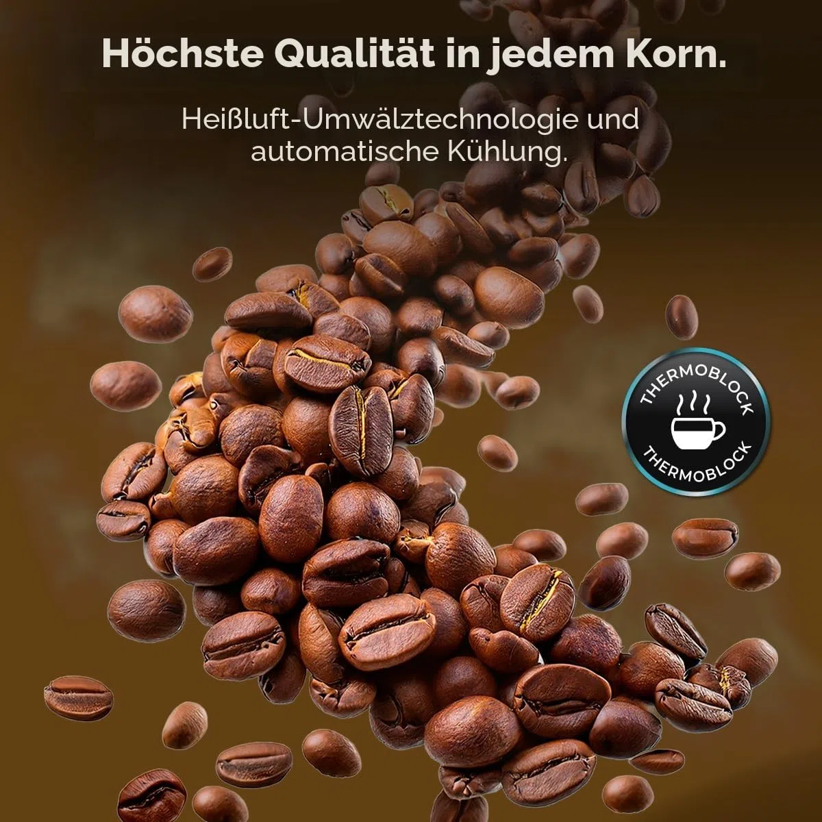 Cecotec Elektrische Kaffeebohnentrommelröster Roaster Booster. 1400W, Kaffeezubehör, automatisches oder manuelles Rösten, gleichmäßige Röstung, Kapazität von 100-150g, einstellbare Zeit von 8-15 Min