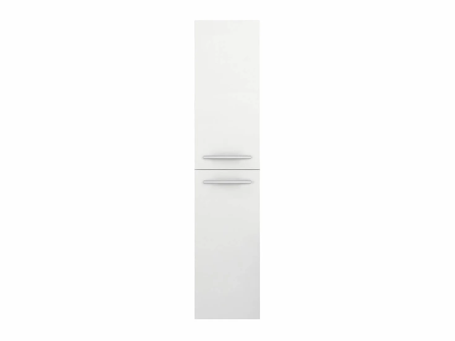 Sieper I Badmöbel Set Libato, Doppelwaschtisch mit Unterschrank 120 x 50 cm, Hochschrank und Badspiegel I Weiß