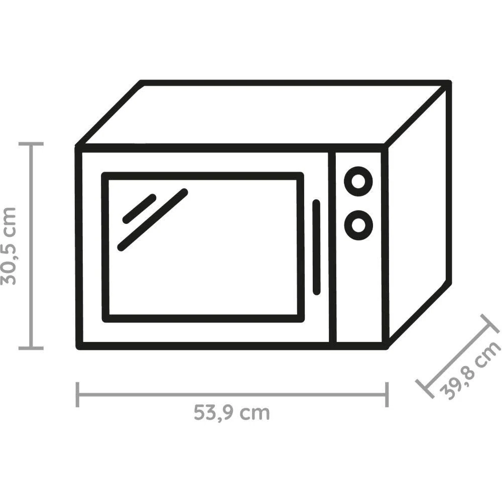 Bauknecht MW 304 M/ Kombination Grill und Mikrowelle/ 900 W/ 30 L Garraum/ Quartz Grill 1050 W/ Dampfgarfunktion/ AutoClean/ Joghurt-Funktion/ Schmelzfunktion/ Warmhalte-Funktion, Edles Schwarz