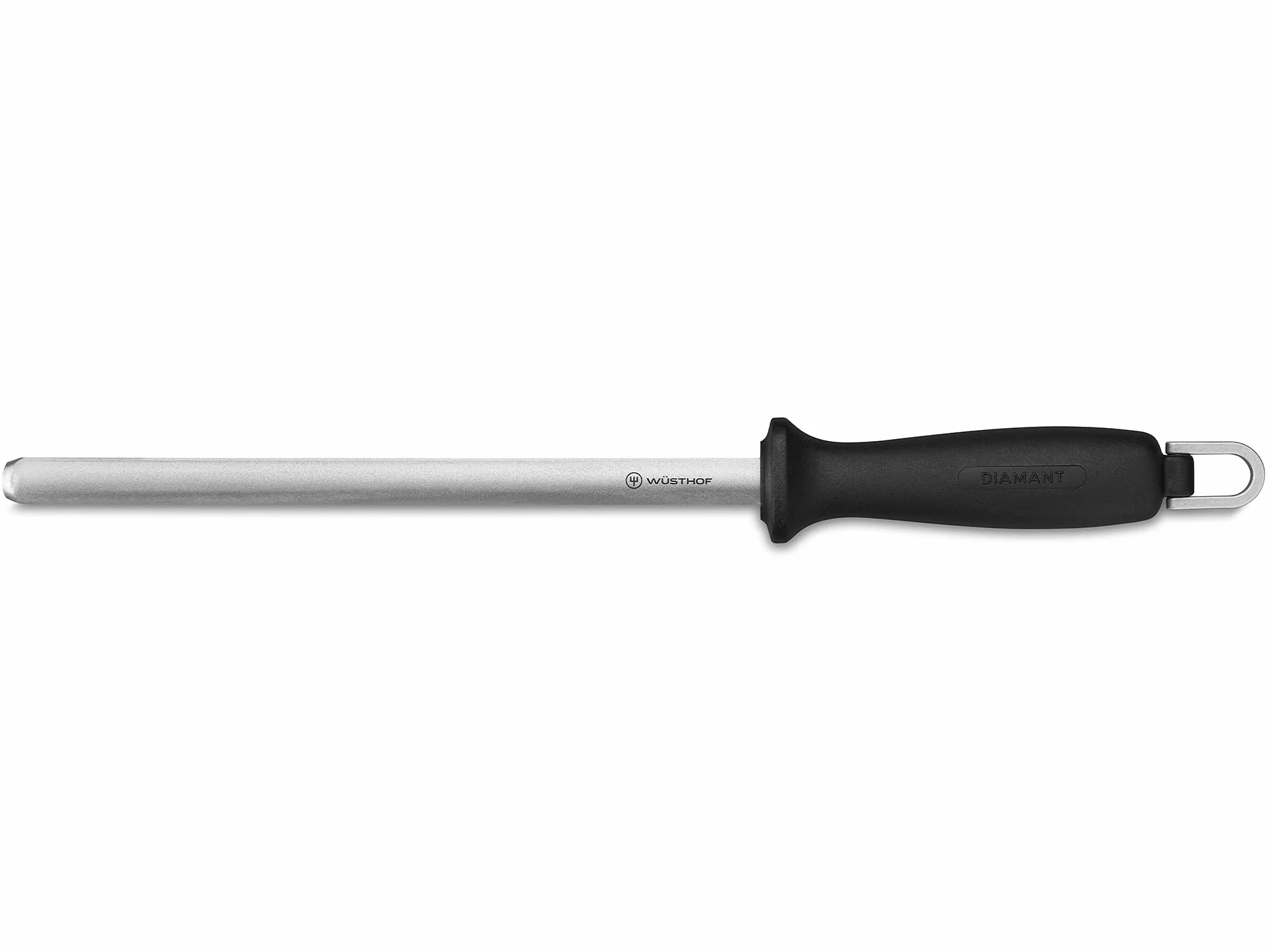 WÜSTHOF Diamant-Schärfstab 23 cm, Schwarz / Silber