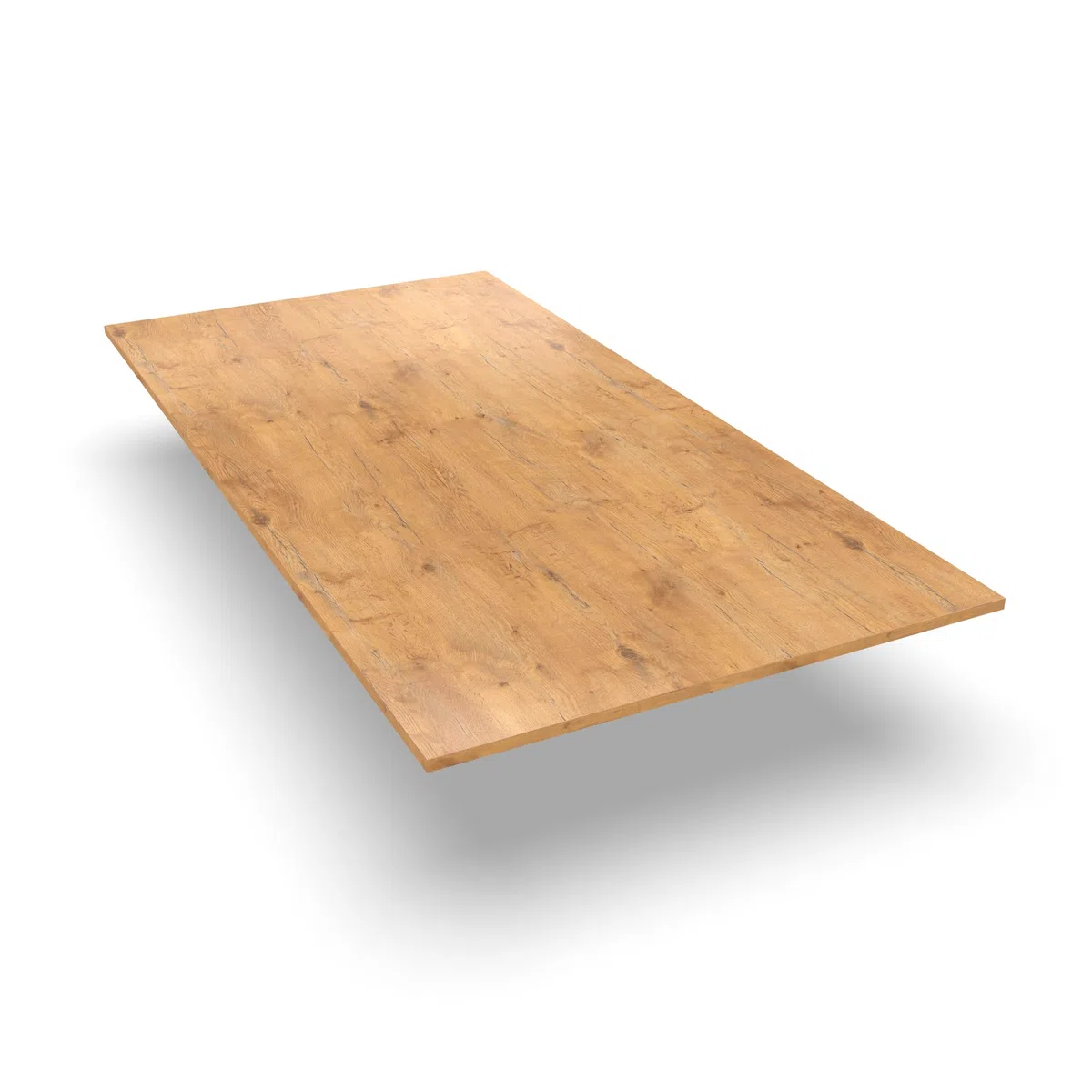 AUPROTEC Tischplatte 19mm Pale Lancelot Oak 120x60 cm I Spanplatte mit 1mm ABS Kante & PU-Verleimung I melaminharzbeschichtet I elegant & wasserabweisend