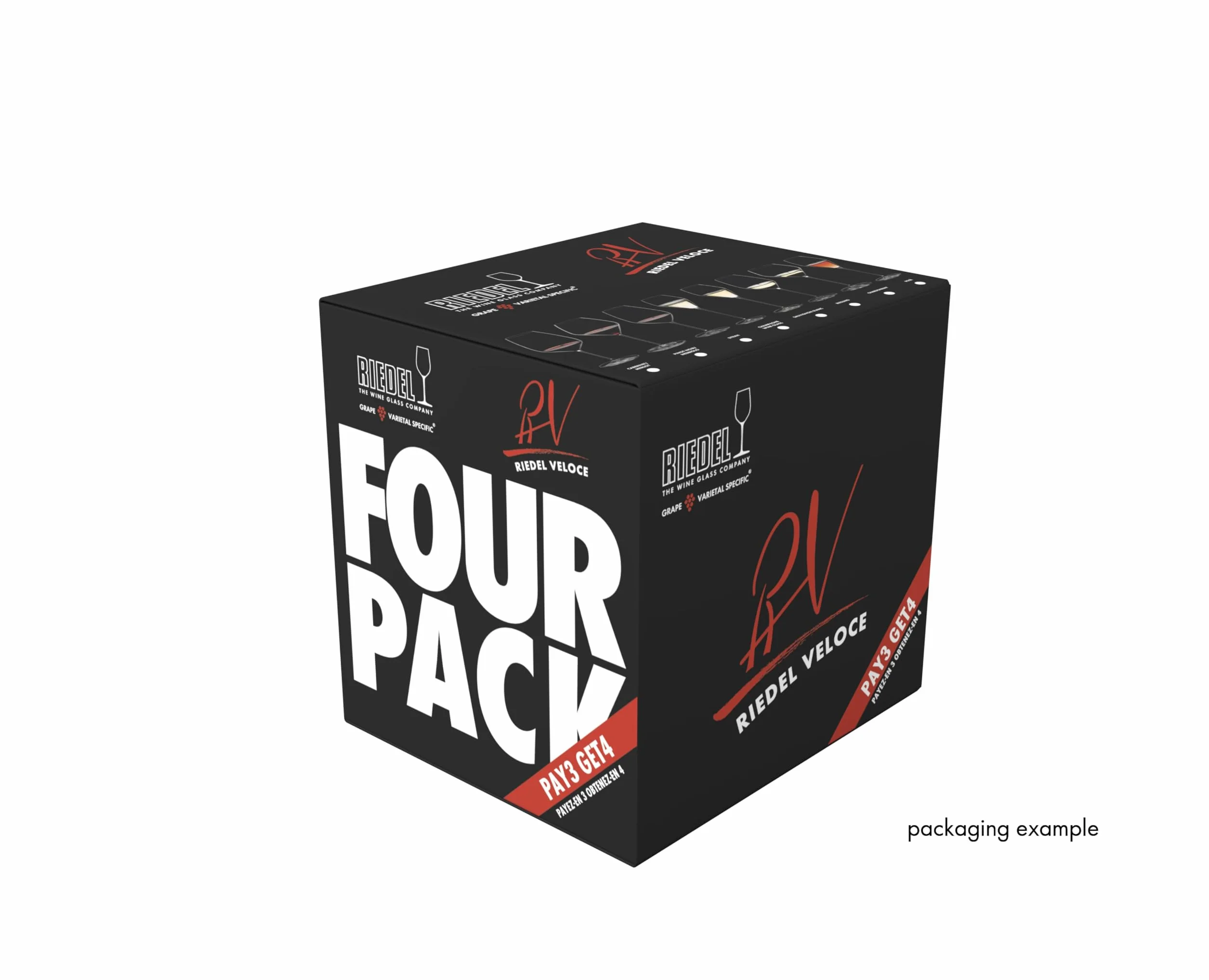 RIEDEL Veloce Cabernet/Merlot Pay 3 GET 4 [SET4]