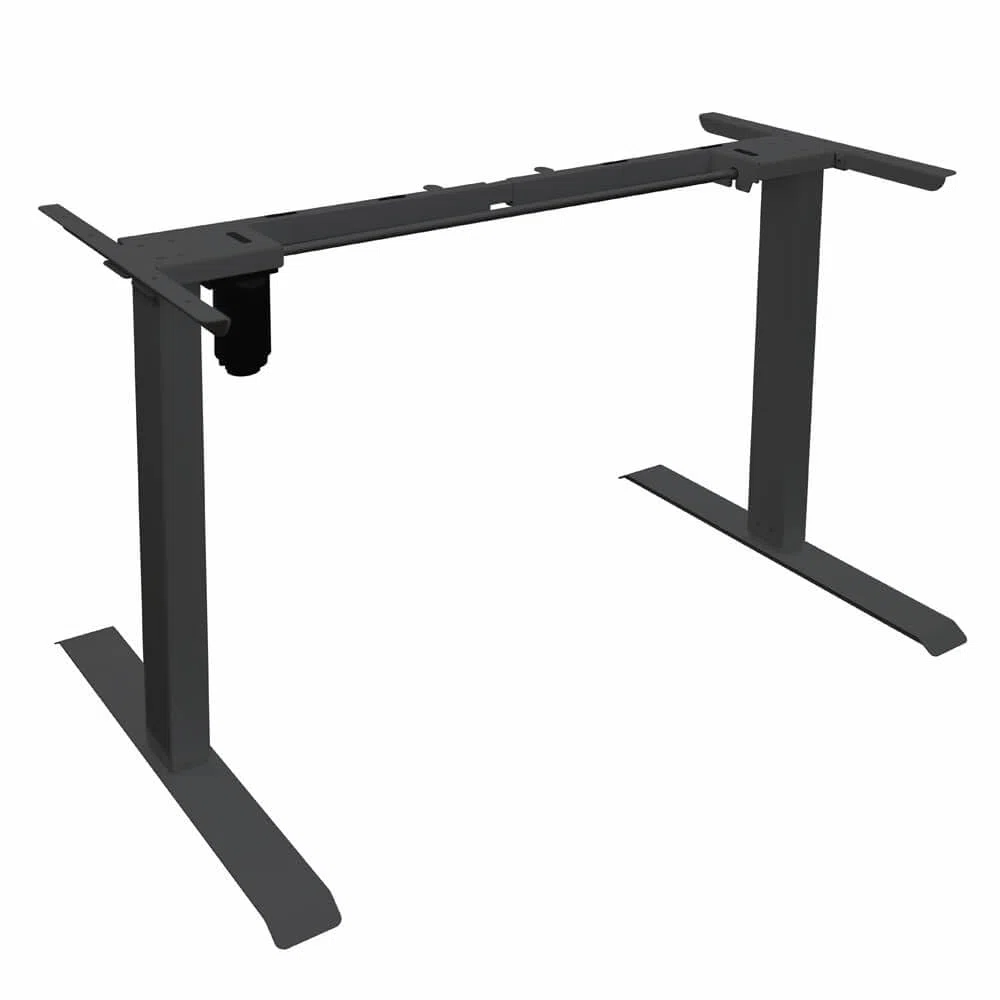 Home Deluxe - Schreibtischgestell AXION - Farbe: Schwarz, Maße: 150 x 125 x 70 cm, Karbonstahl, inkl. USB Stecker und Aufbewahrungstasche I Tischgestell Elektrisch höhenverstellbarer Schreibtisch