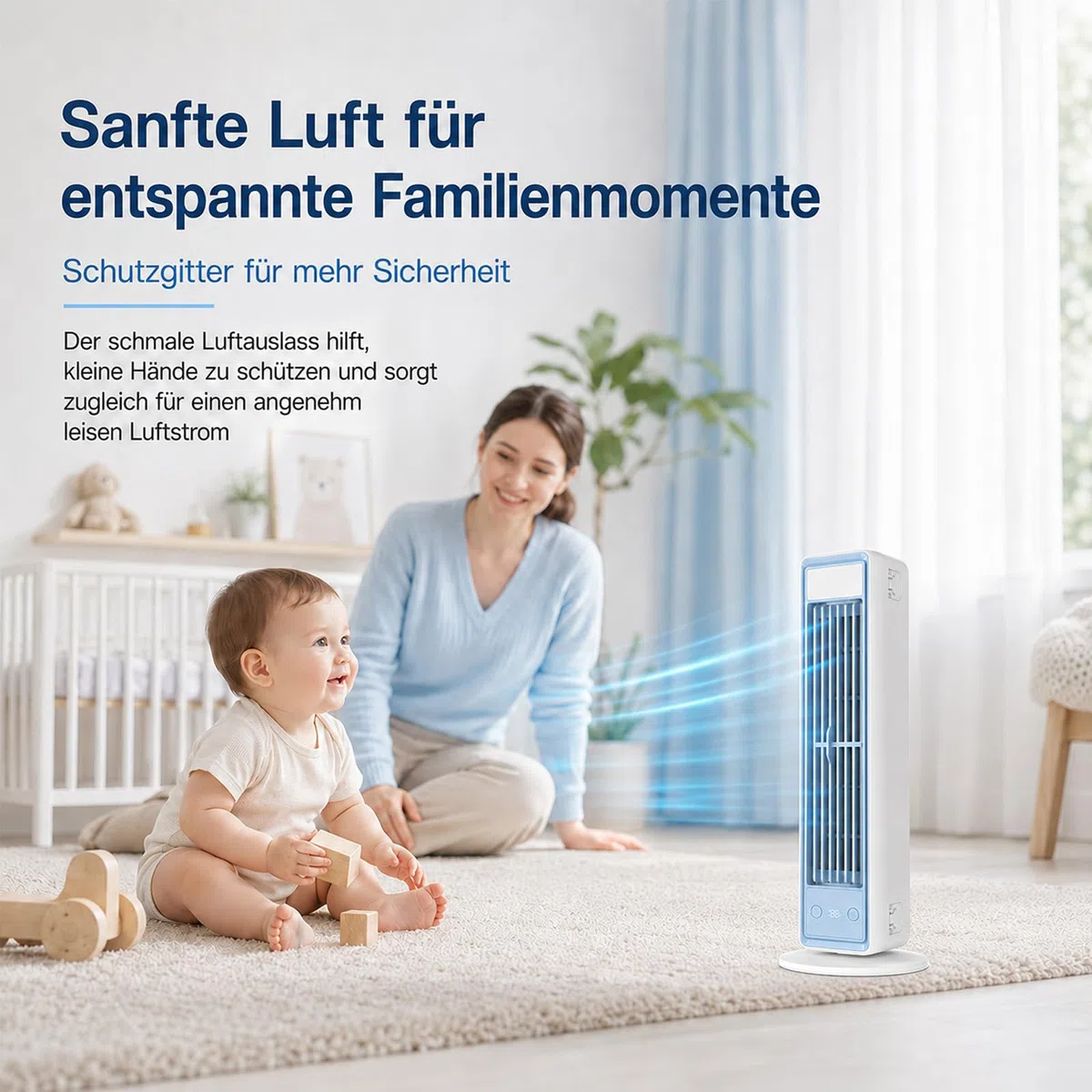 BreezaMax Air Kühlkönig, Airzuma Portable, Polar Breeze–BreezaMax Mini Cooling Ace, Leise & Energieeffizient, 3 Geschwindigkeiten, Bladeless Design, Perfekt für Büro, Schlafzimmer & Zuhause (Schwarz)
