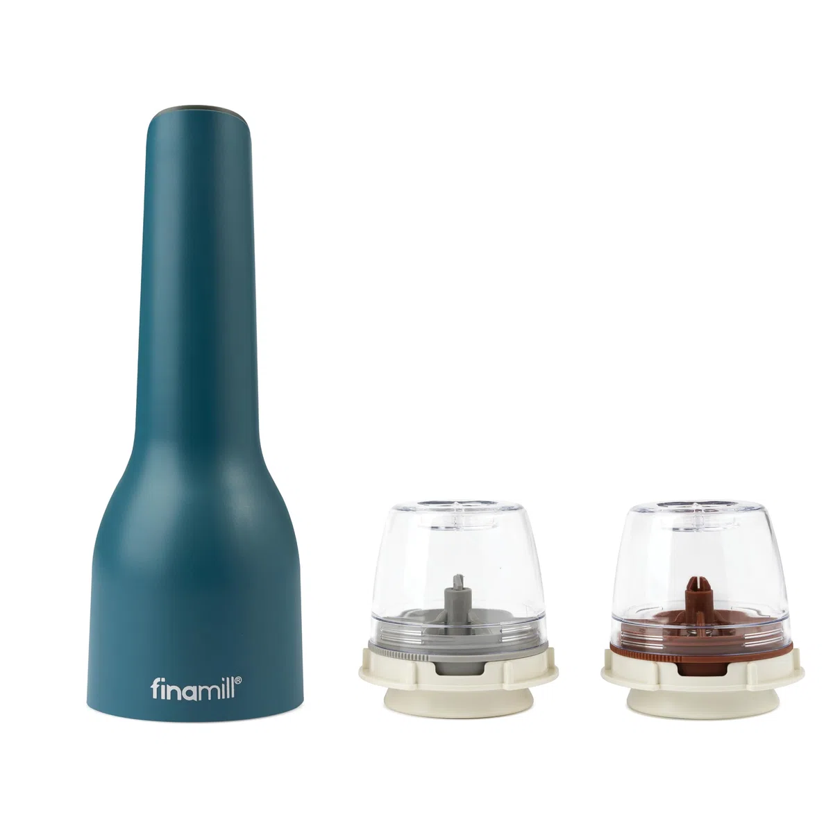 FinaMill GP813437-111OCB USB-Gewürzmühlen-Set, Kunststoff, Ozeanblau