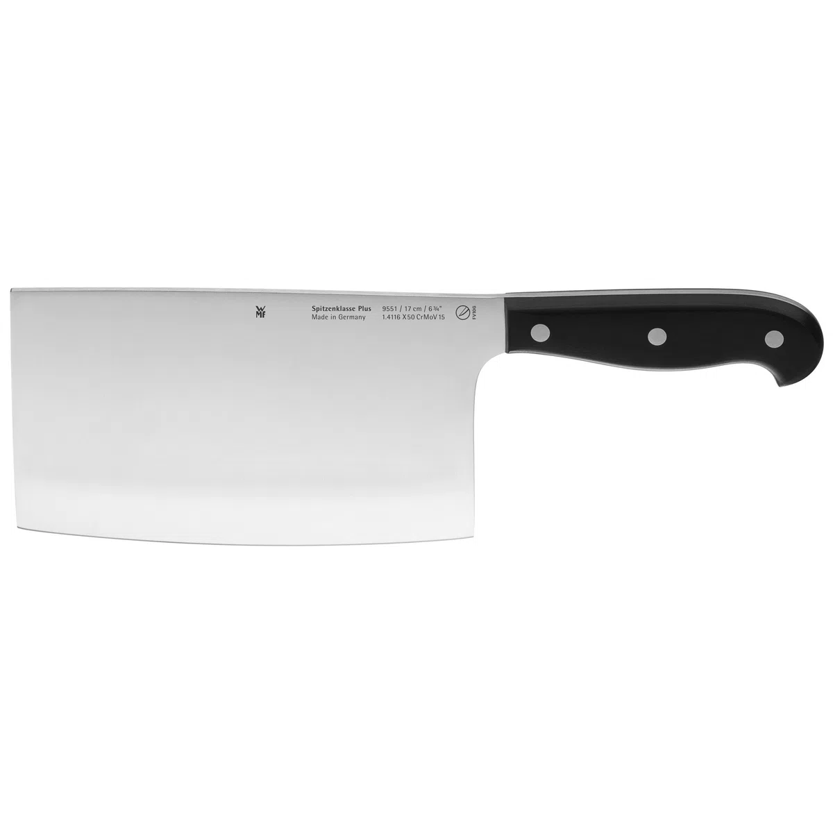 WMF Spitzenklasse Plus Chinesisches Hackmesser 30 cm, Made in Germany, Messer geschmiedet, Performance Cut, Klinge 17 cm