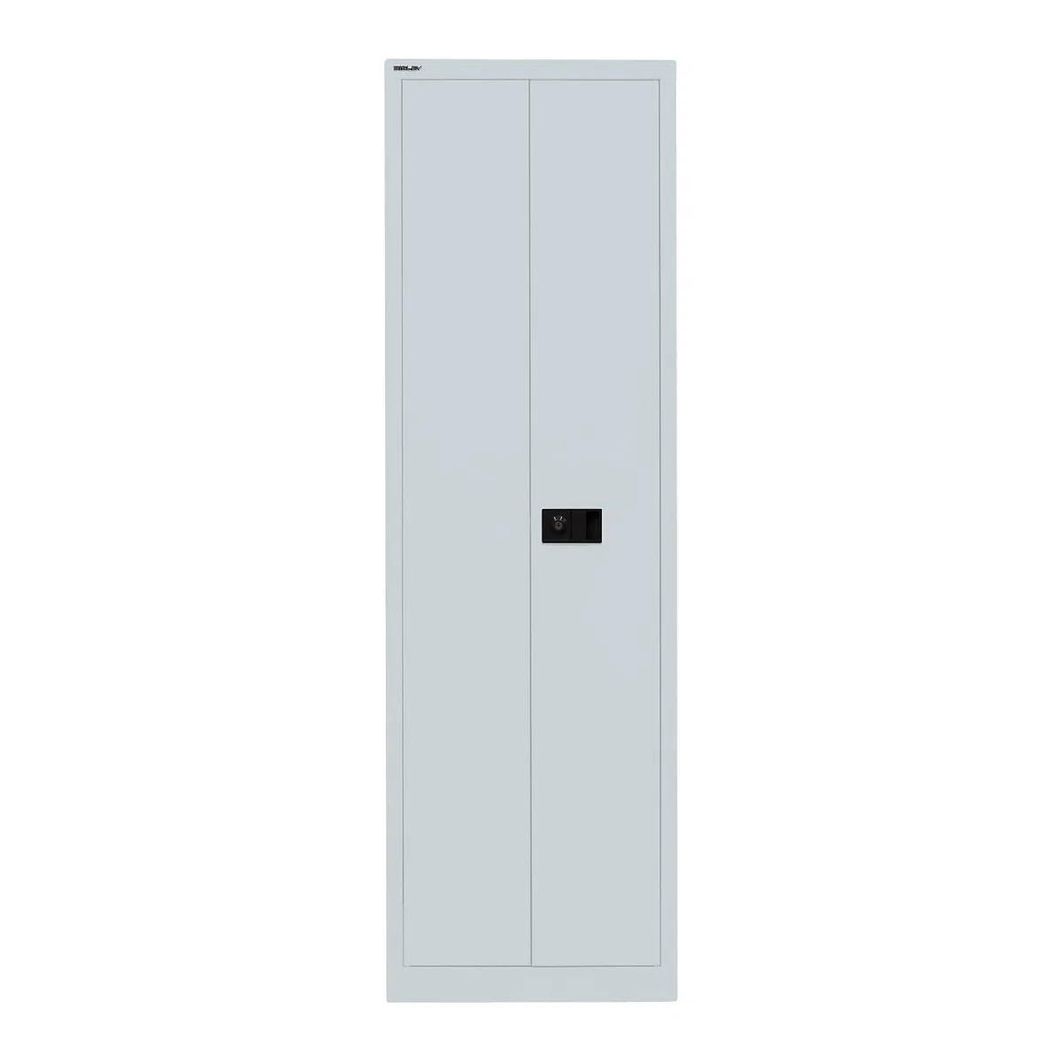 BISLEY Flügeltürenschrank Universal, 4 Fachböden, 5 OH, B 600 mm, Metall, 645 Lichtgrau, 40 x 60 x 195 cm