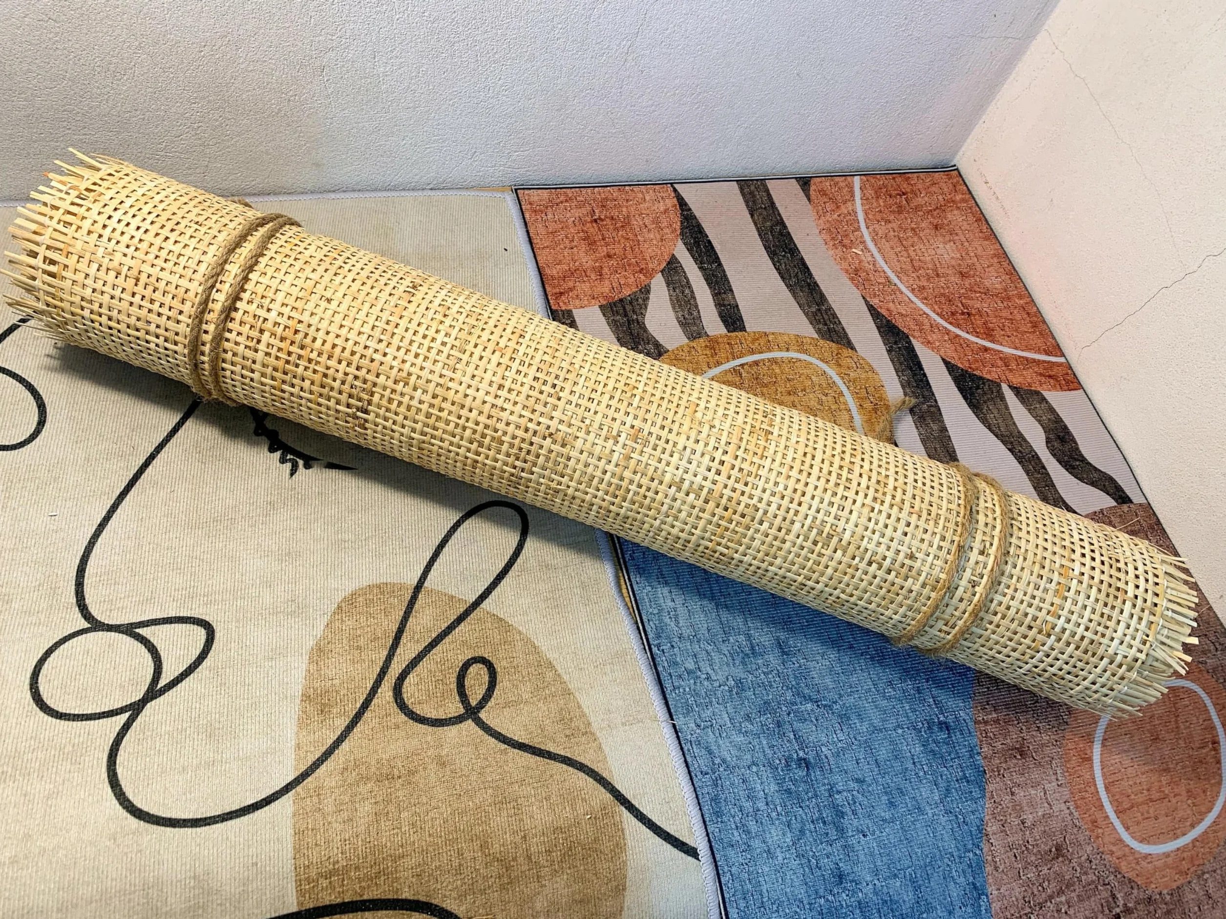 Wiener Geflecht, 100 x 200cm Natürliches Rattan, Wiener geflecht Meterware, Rattan meterware, Rattan Geflecht Meterware, Rattan-gurtband, Ratan, Wiener geflecht Schranktür, Möbel, Kommode, Schrank