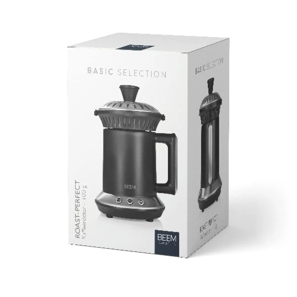 BEEM ROAST Kaffeeröster | 2 Röstgrade einstellbar | Intervallröstung [Edelstahl, Borosilikatglas]
