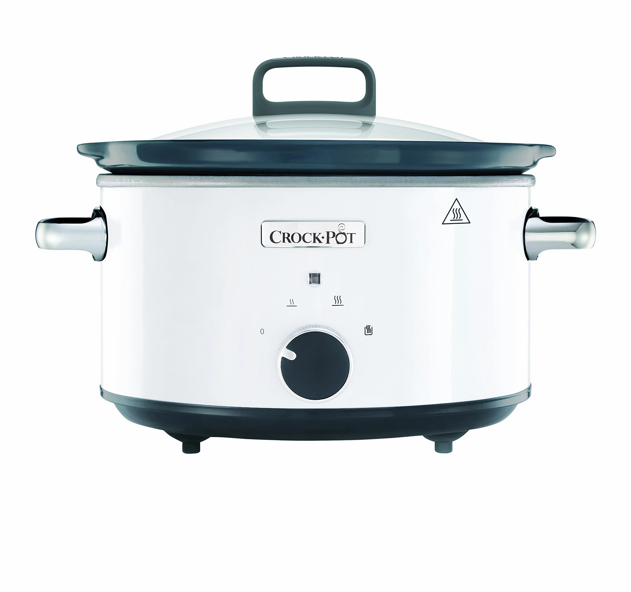 Crockpot Schongarer | Entnehmbare, leicht zu reinigende Keramikschale | 3,5 Liter (3–4 Personen | Weiß [CSC030X]