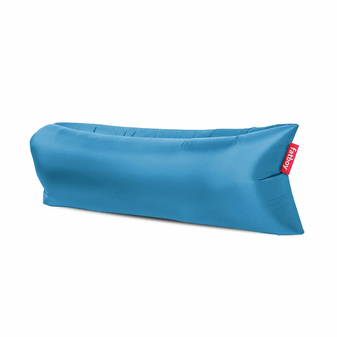 Fatboy Lamzac 3.0 Aufblasbares Sofa - Aufblasbare Couch - Keine Luftpumpe Nötig - Indoor und Outdoor Luftsofa - Wasser- und Schmutzabweisende Mini Couch aus Polyester - 200 x 90 x 50 cm - Himmelblau