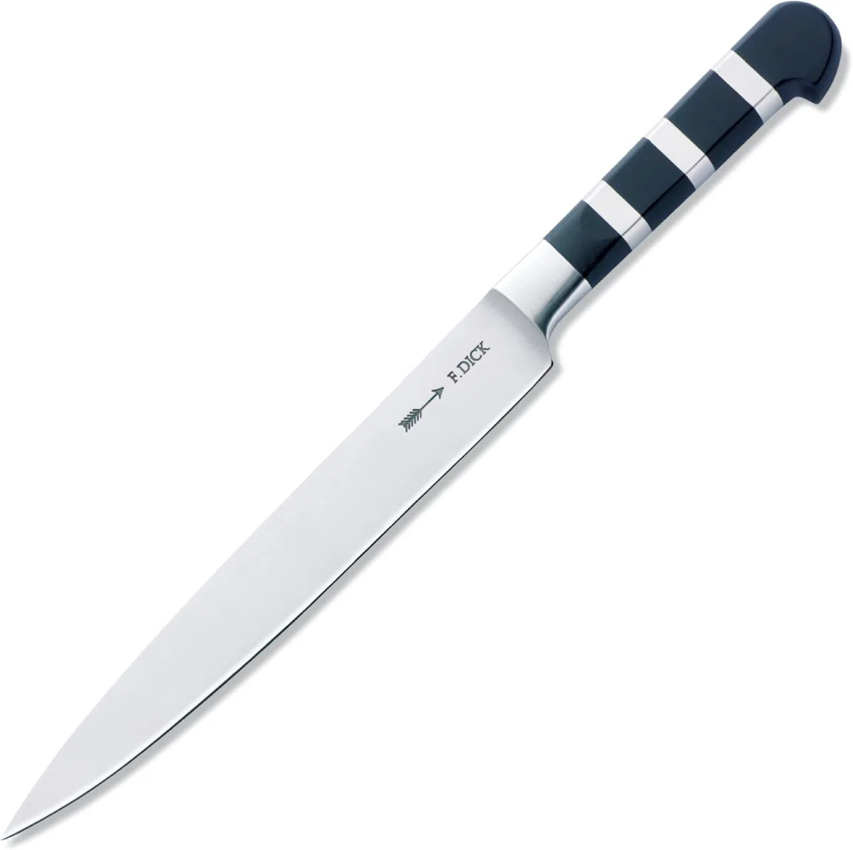 F. Dick Tranchiermesser, 1905 (Messer mit Klinge 21 cm, X50CrMoV15 Stahl, nichtrostend, 56° HRC) 81956212, Schwarz, Silber