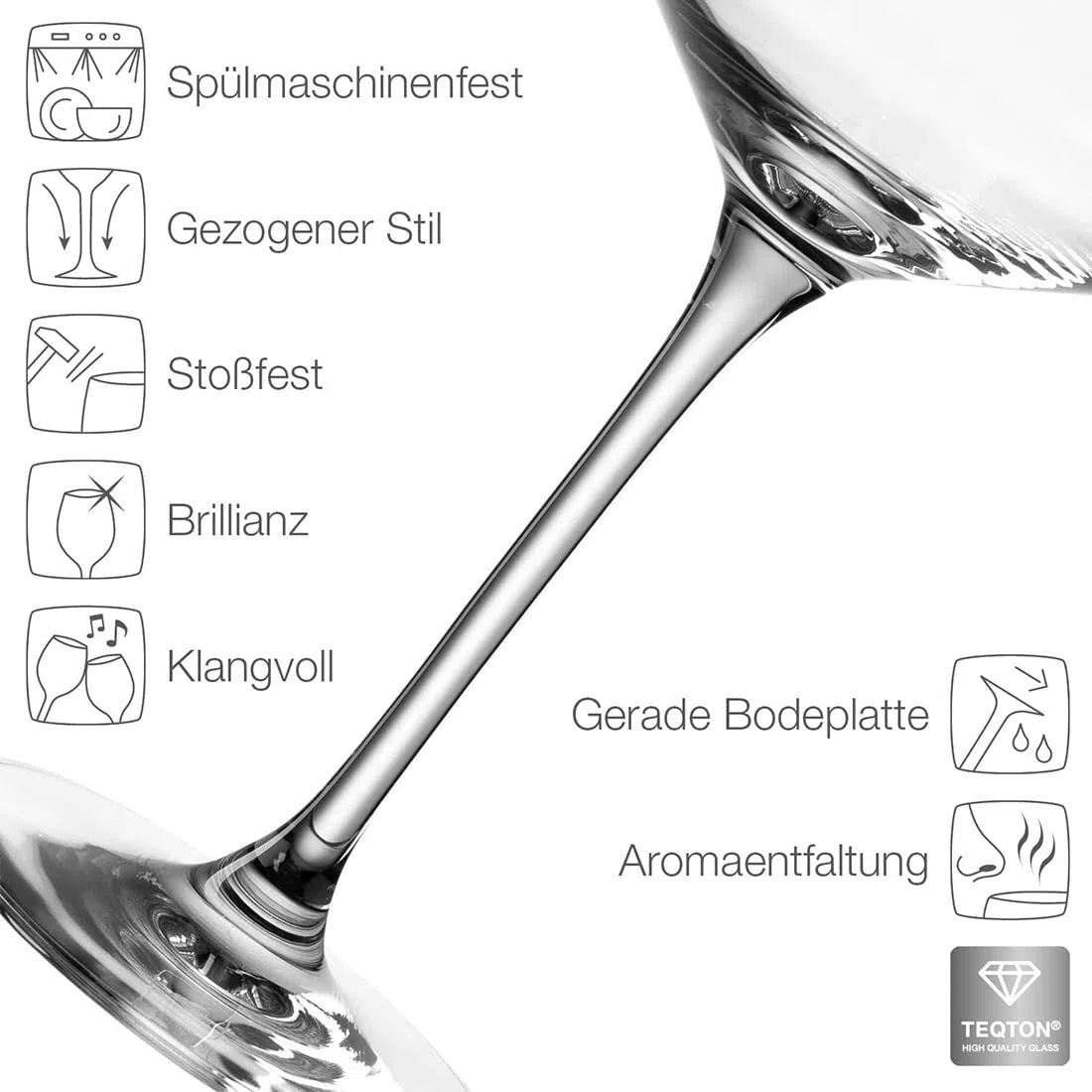 4-tlg Wein Geschenkset mit Gravur - Motiv Trauben - personalisiert - Inhalt 2x Weingläser 560 ml, 1x Holzkiste, 1x Rotweinflasche 700 ml - Weißwein - DIY - Frauen, Männer - wine, glass, gift