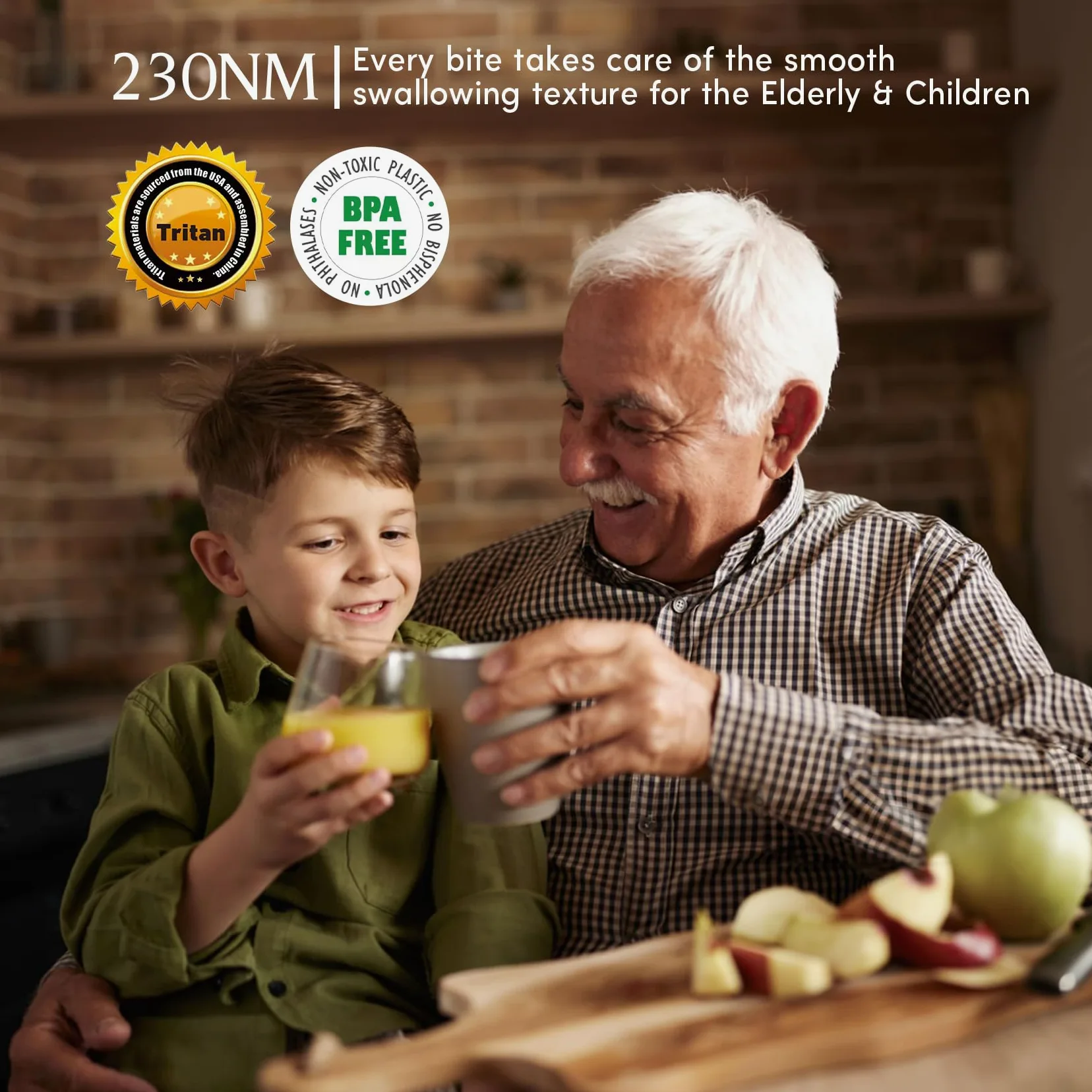 Anybear Kaltentsafter 350W, Slow Juicer mit 124 mm Einfüllschacht für Ganze Früchte und Gemüse, Entsafter mit Hoher Saftausbeute, Doppel-Zerkleinerungstechnologie, BPA-freies Tritan (Silber)