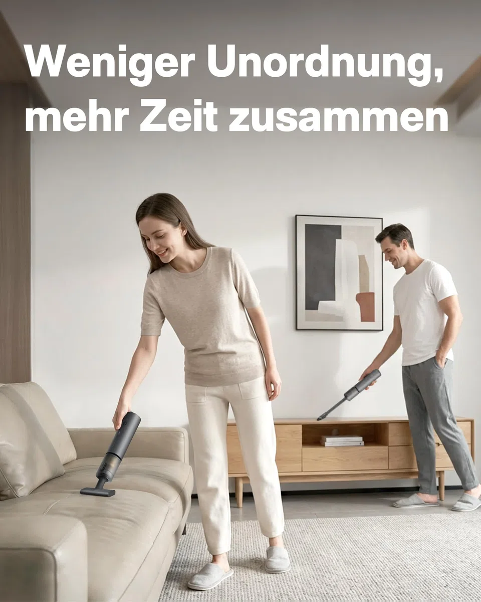 HOTO Handstaubsauger Akku 20000Pa Starke Saugkraft, 4-in-1-Kabelloser Autostaubsauger mit Gebläse- & Luftgebläsepumpe, Mini Staubsauger für Auto, Tierhaare, Teppich, Tastaturen & Schreibtisch