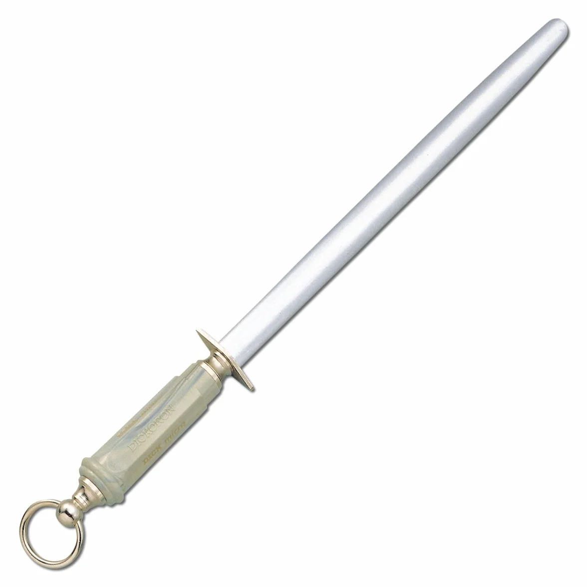 F. DICK Wetzstahl DICKORON Micro (Superfeinzug mit Klingenlänge 30 cm, Oval, 65 HRC) 75003300
